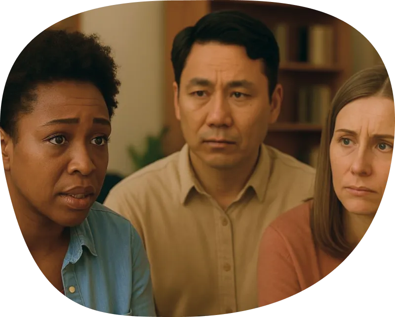 Buurtbewoners die met elkaar in gesprek zijn